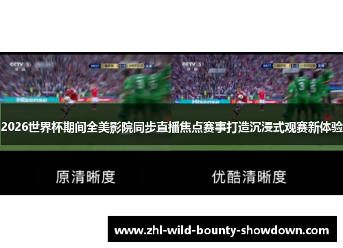 2026世界杯期间全美影院同步直播焦点赛事打造沉浸式观赛新体验